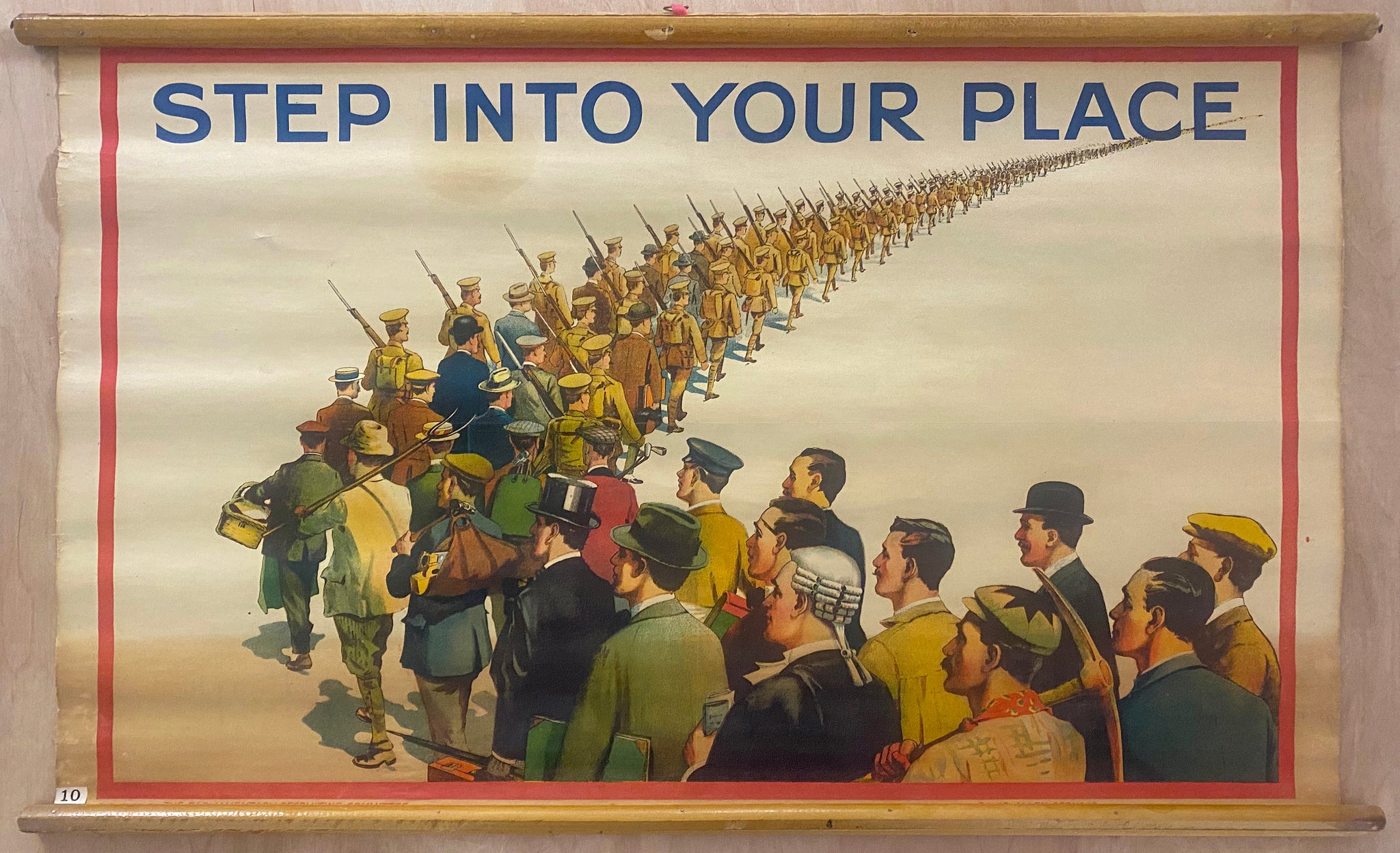 1915 Step Into Your Place British Army Parliamentary Recruiting Committee WWI