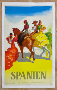 1949 Spanien Andulusia Spain Travel by Jose Morell Linen Backed