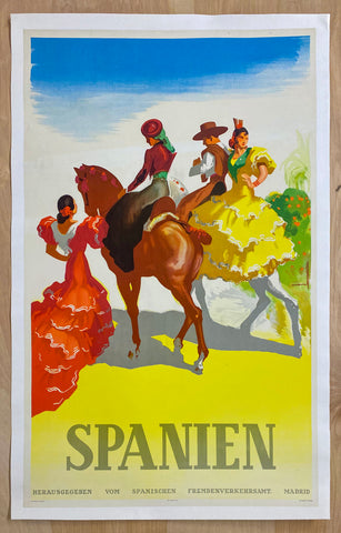 1949 Spanien Andulusia Spain Travel by Jose Morell Linen Backed