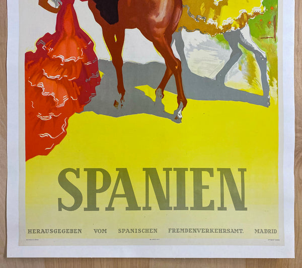 1949 Spanien Andulusia Spain Travel by Jose Morell Linen Backed