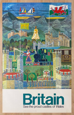 1968 Britain See The Proud Castles of Wales Travel United Kingdom
