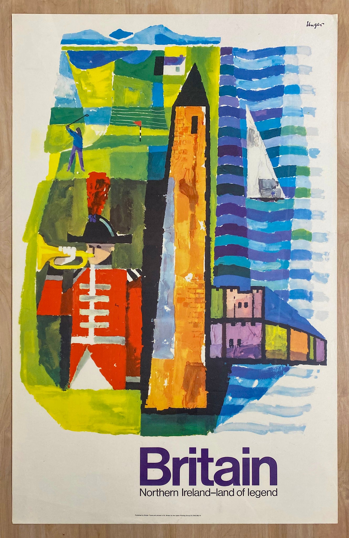 1968 Britain Northern Ireland Land of Legend Hans Unger Travel United Kingdom