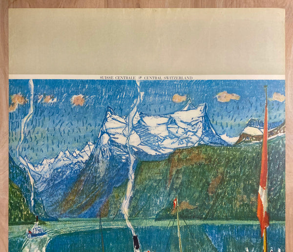 c.1944 Central Switzerland La Suisse Terre de Beauté Alois Carigiet