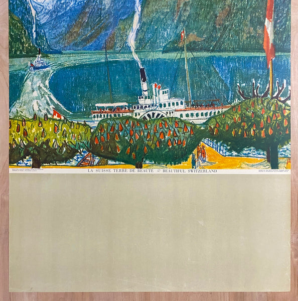 c.1944 Central Switzerland La Suisse Terre de Beauté Alois Carigiet