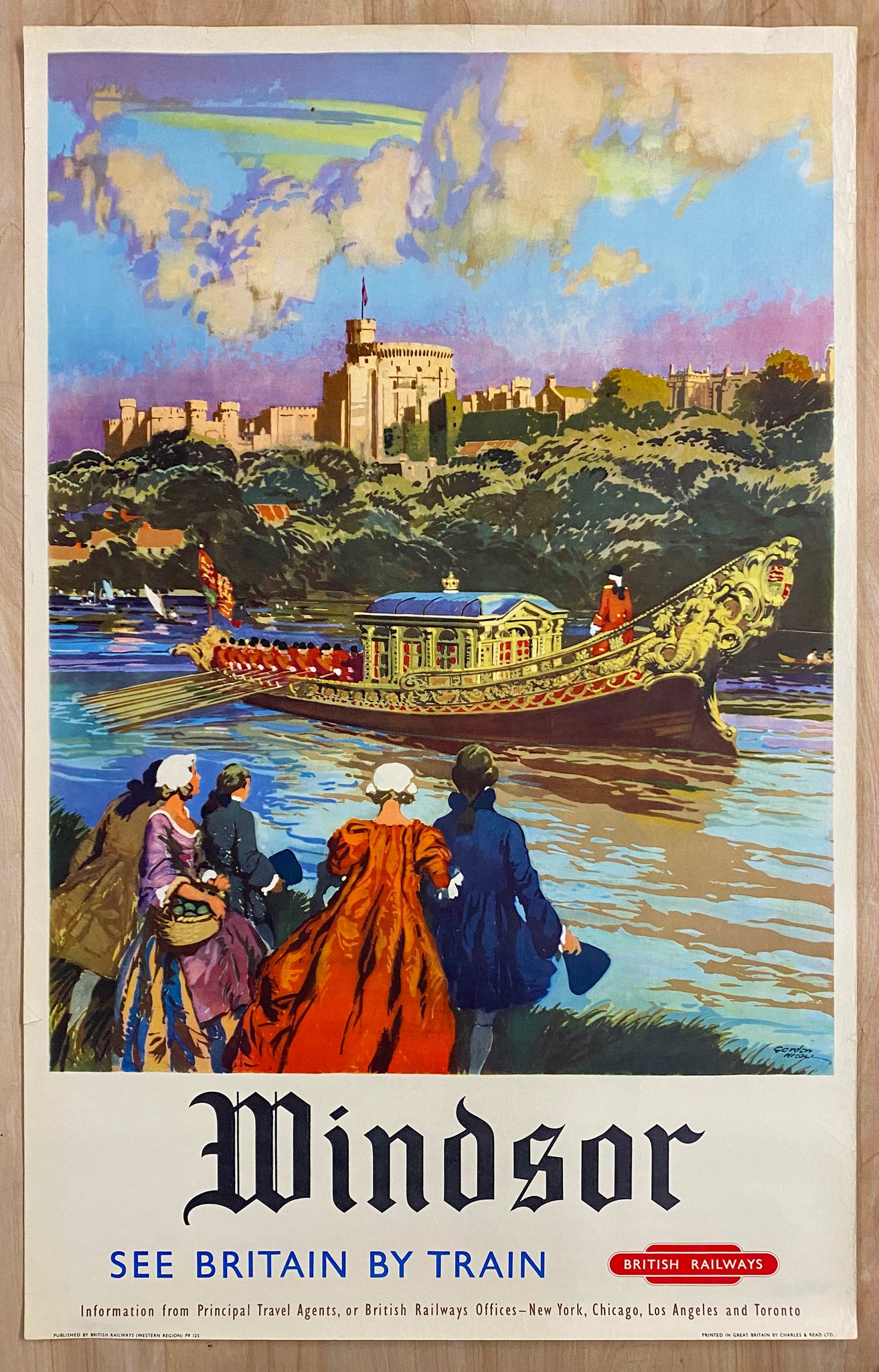 c.1953 Windsor See Britain By Train British Railways Gordon Nicoll