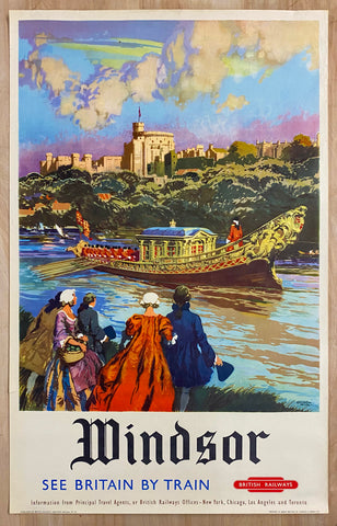 c.1953 Windsor See Britain By Train British Railways Gordon Nicoll