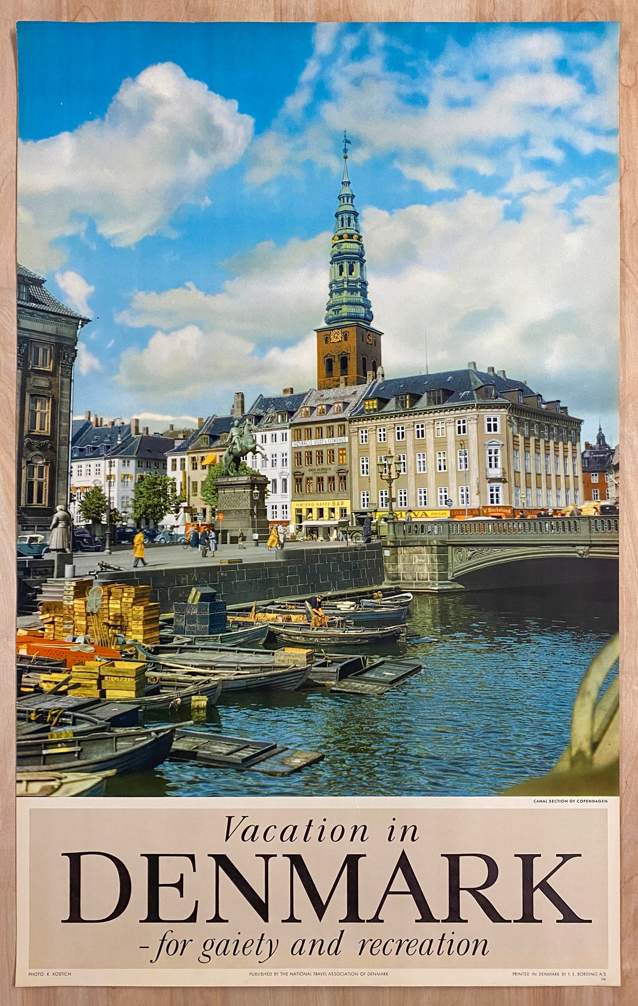 1950 Vacation in Denmark for Gaiety and Recreation Copenhagen Travel