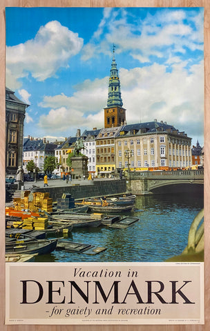 1950 Vacation in Denmark for Gaiety and Recreation Copenhagen Travel