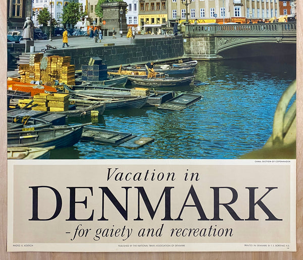 1950 Vacation in Denmark for Gaiety and Recreation Copenhagen Travel