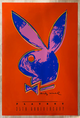 1986-1989 Andy Warhol Playboy Magazine 35th Anniversary Limited Edition