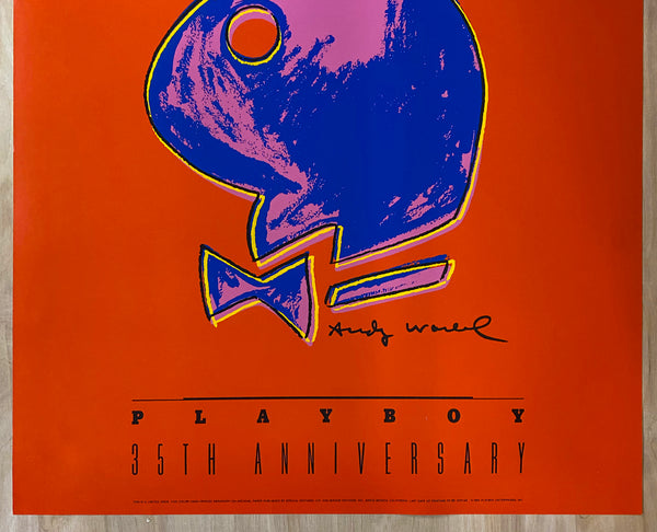 1986-1989 Andy Warhol Playboy Magazine 35th Anniversary Limited Edition