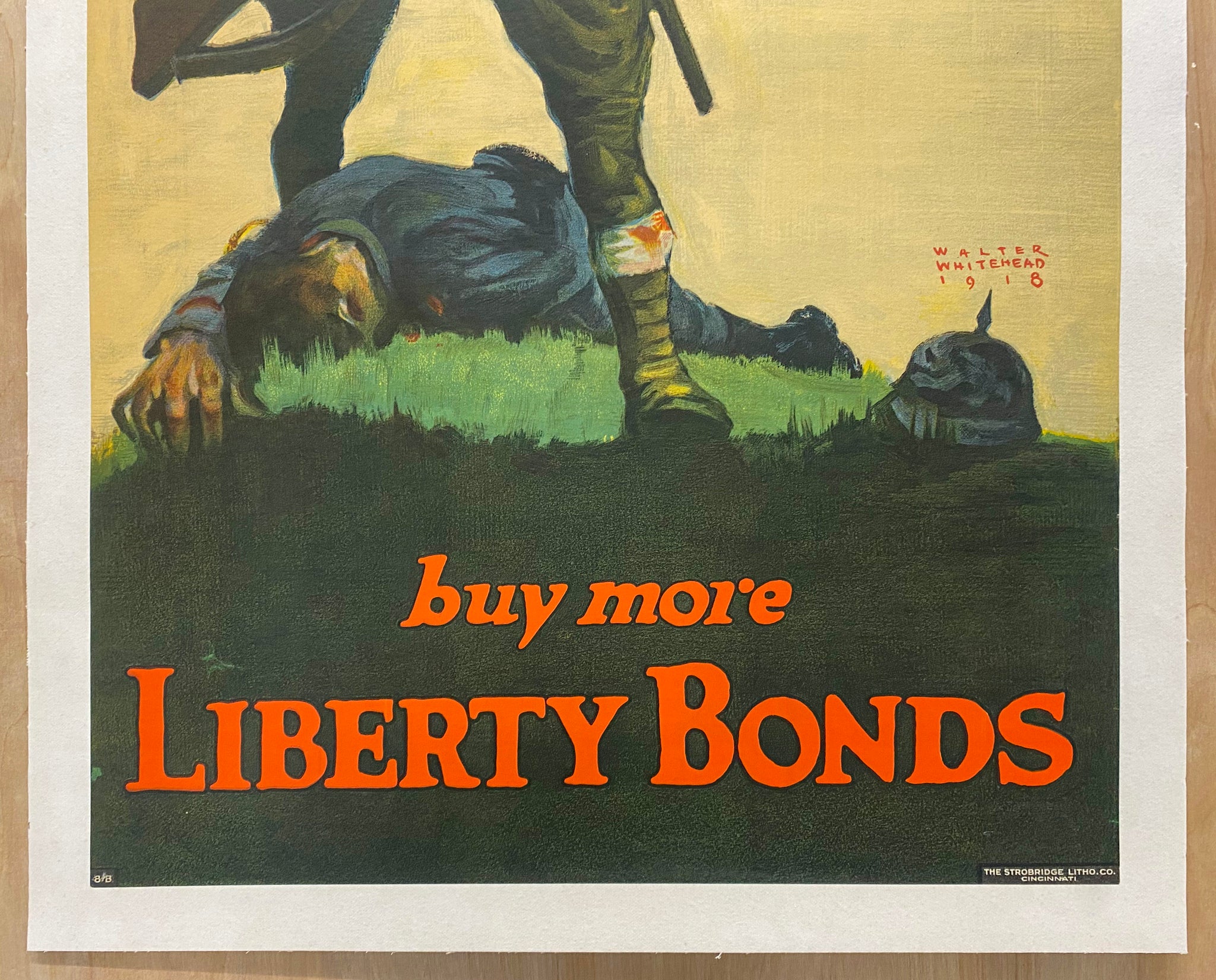 1918 Come On! Buy More Liberty Bonds by Walter Whitehead WWI