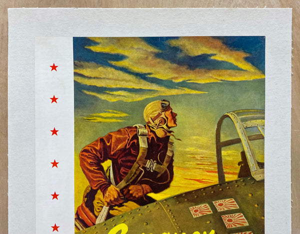 1943 Conquer We Must Buy War Bonds George Schreiber Abbott Labs