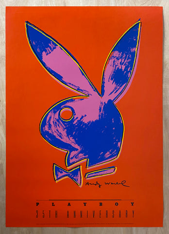 1986-1989 Andy Warhol Playboy Magazine 35th Anniversary Limited Edition
