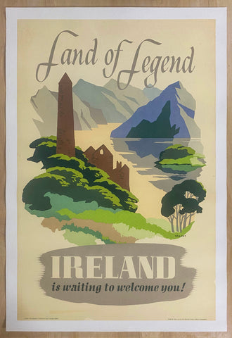 c.1951 Ireland Land of Legend by Muriel Brandt Irish Travel