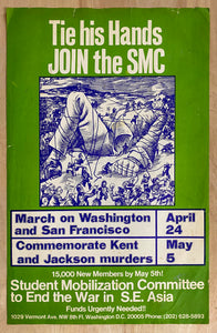 1971 SMC March On Washington Anti-Vietnam War Peace Protest Students