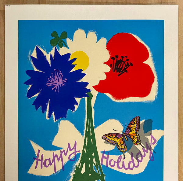1954 Happy Holidays Discover France By Train Jean Colin French National Railroads