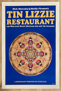 1967 Tin Lizzie Restaurant Designed By Peter Max Pop Art