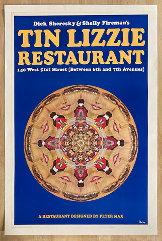 1967 Tin Lizzie Restaurant Designed By Peter Max Pop Art