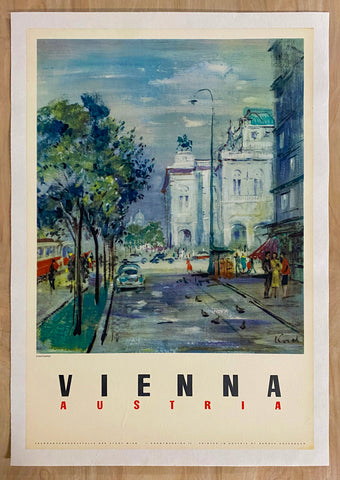 c.1950s Vienna Austria Staatsoper Opera House Hermann Kosel Mid-Century