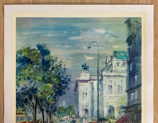 c.1950s Vienna Austria Staatsoper Opera House Hermann Kosel Mid-Century