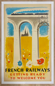 1946 French Railways Getting Ready To Welcome You France Travel SNCF