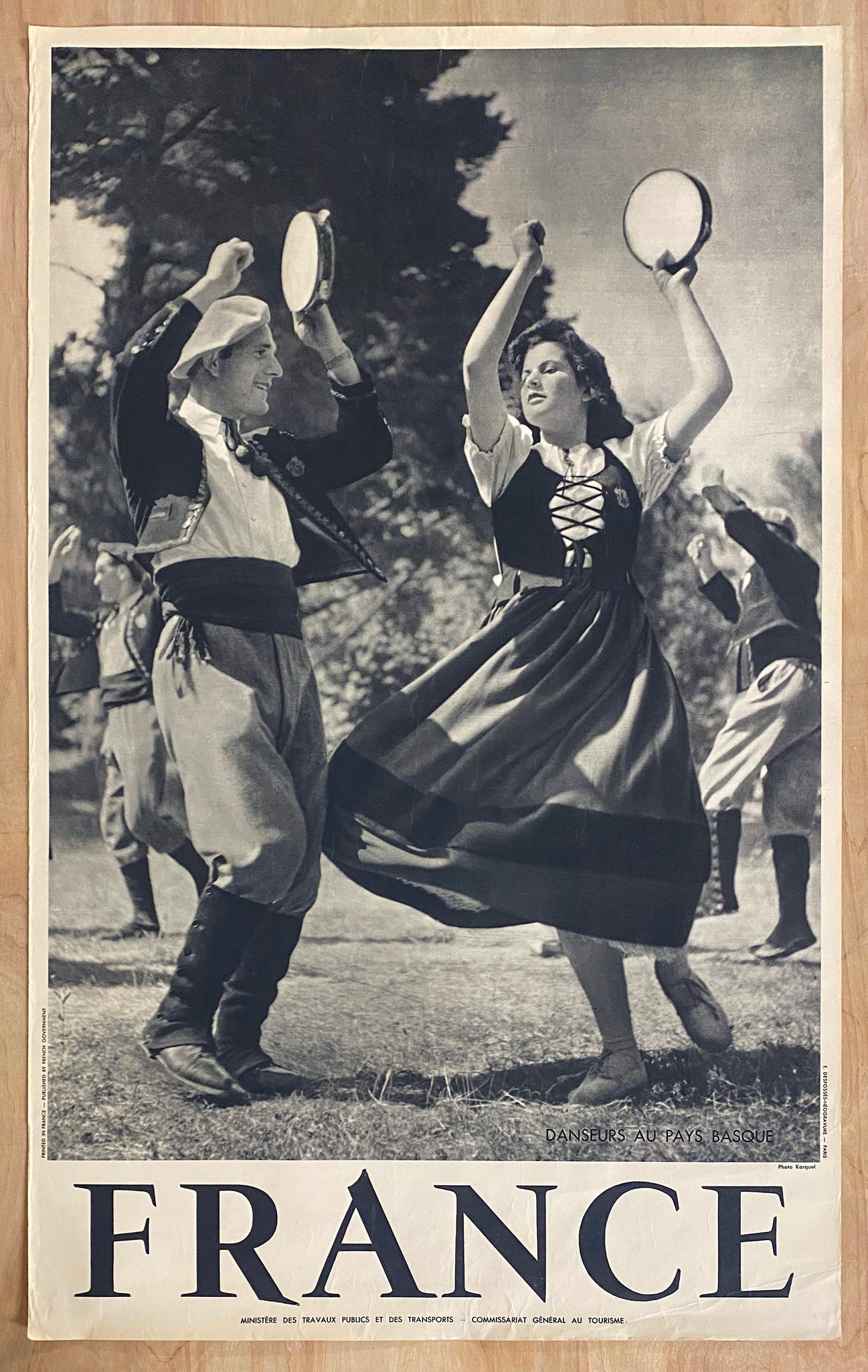c.1950 Dancers in the Basque Country France French Travel Gaston Karquel