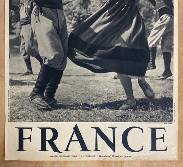 c.1950 Dancers in the Basque Country France French Travel Gaston Karquel