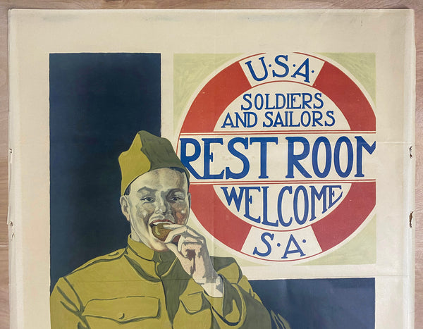 c.1918 Turn Your Dollars To Doughnuts Hazel Frazee Salvation Army WWI