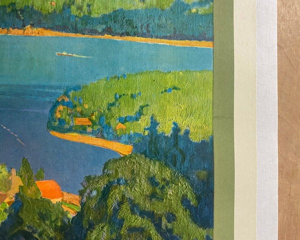 1930 Adirondak Mountains Lake Placid New York Central Lines Walter L. Greene