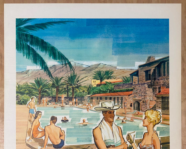 c.1950s Fred Harvey Furnace Creek Inn Ranch Death Valley National Monument