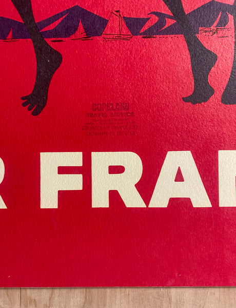 c.1960s Fly Through The Caribbean Air France Dancers