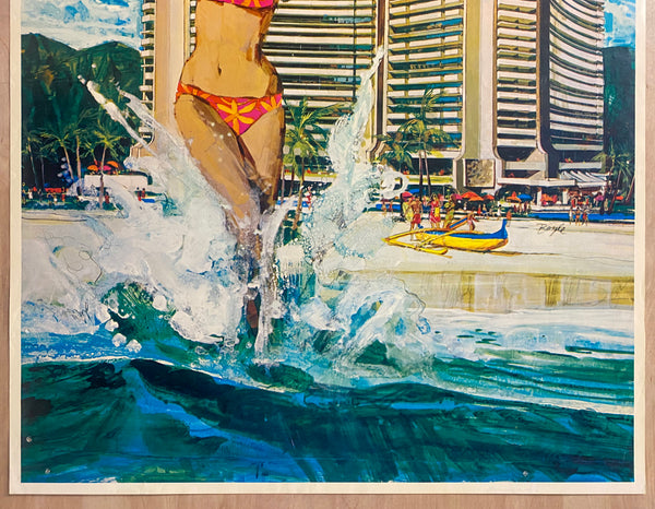 c.1972 Sheraton Waikiki Hotel Hawaii by Peter Boyle