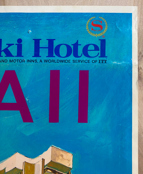 c.1972 Sheraton Waikiki Hotel Hawaii by Peter Boyle