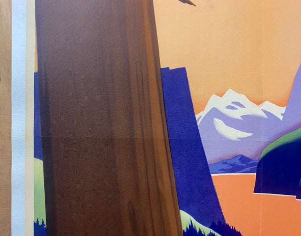 c.1932 Visit The Pacific Northwest Wonderland Travel by Train Willmarths