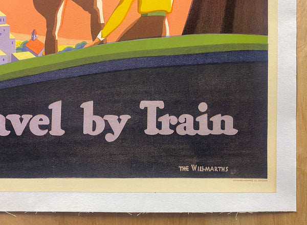 c.1932 Visit The Pacific Northwest Wonderland Travel by Train Willmarths