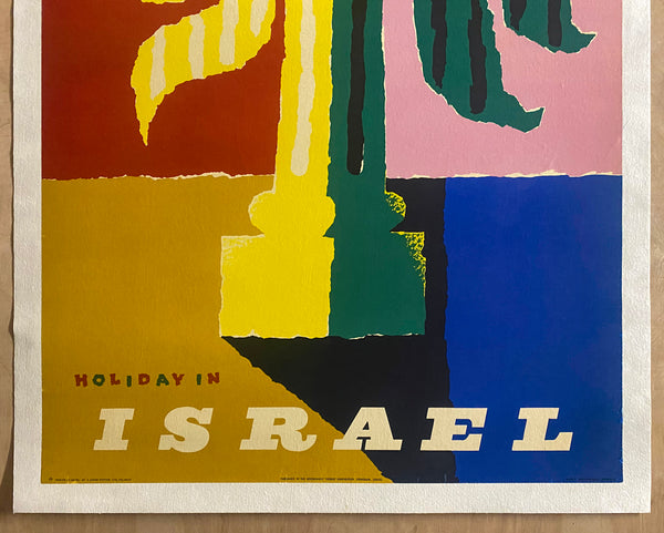 c.1954 Holiday In Israel by Abram Games