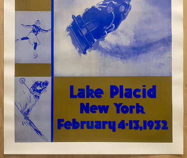 1932 III Olympic Winter Games Lake Placid New York Bobsledding