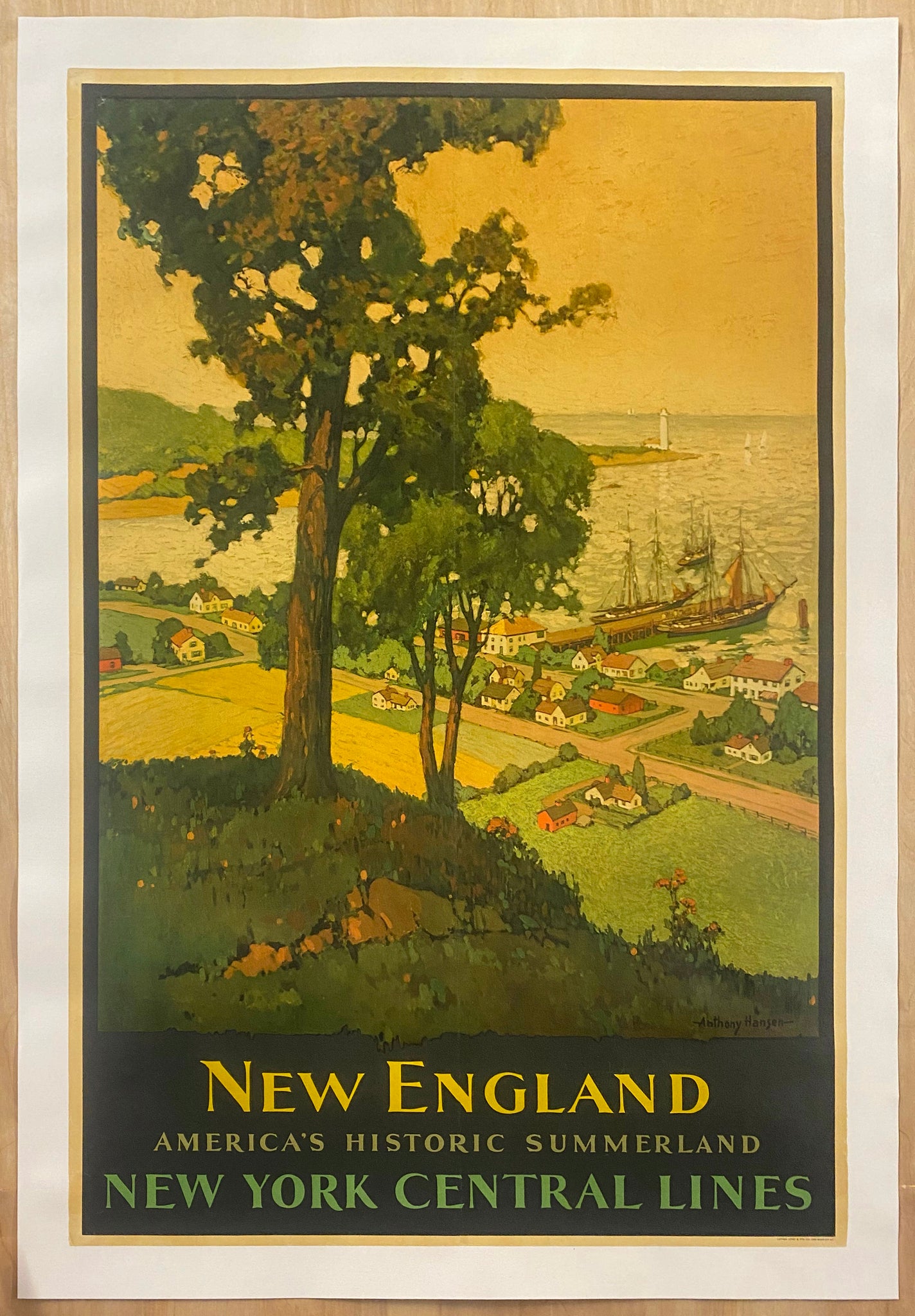 c.1930s New England America’s Historic Summerland Anthony Hansen New York Central Lines