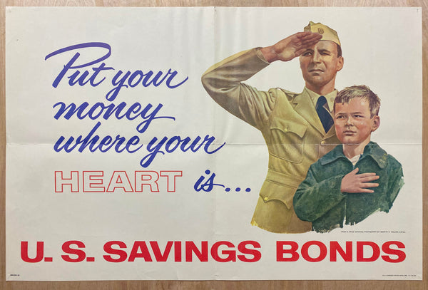 1963 Put Your Money Where Your Heart Is U.S. Savings Bonds Treasury
