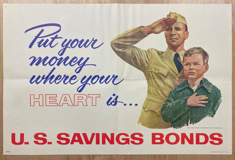 1963 Put Your Money Where Your Heart Is U.S. Savings Bonds Treasury
