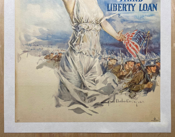 1918 Fight or Buy Bonds Third Liberty Loan by Howard Chandler Christy Largest