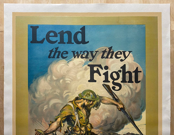 1918 Lend The Way They Fight Buy Bonds to your Utmost Ashe WWI
