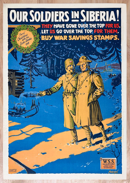 c.1919 Our Soldiers In Siberia Siberian Intervention WWI