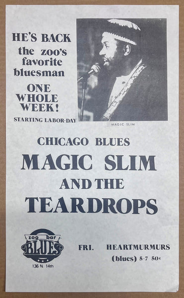c.1980 Zoo Bar Live Blues Lot Lincoln Nebraska Albert Collins More
