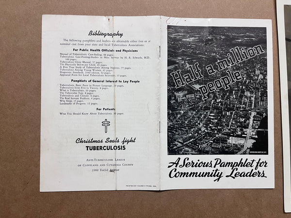 1944 Tuberculosis Factory Workers Chest X-Ray Survey Packet WWII Home Front ORIG