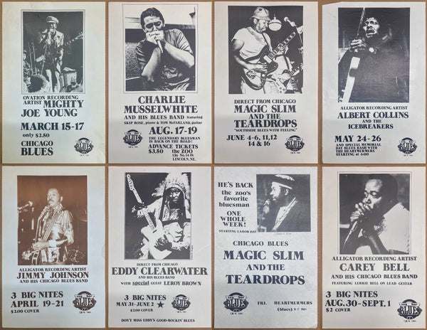 c.1980 Zoo Bar Live Blues Lot Lincoln Nebraska Albert Collins More
