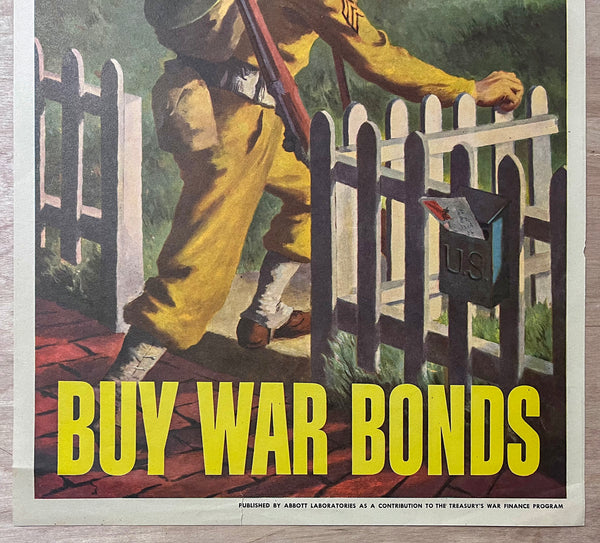 1944 Bring him home Sooner! Lawrence Beall Smith Abbott Laboratories WWII