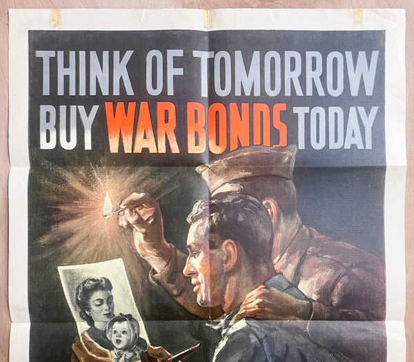 1942 Think of Tomorrow Buy War Bonds Today by Ardis Hughes WWII