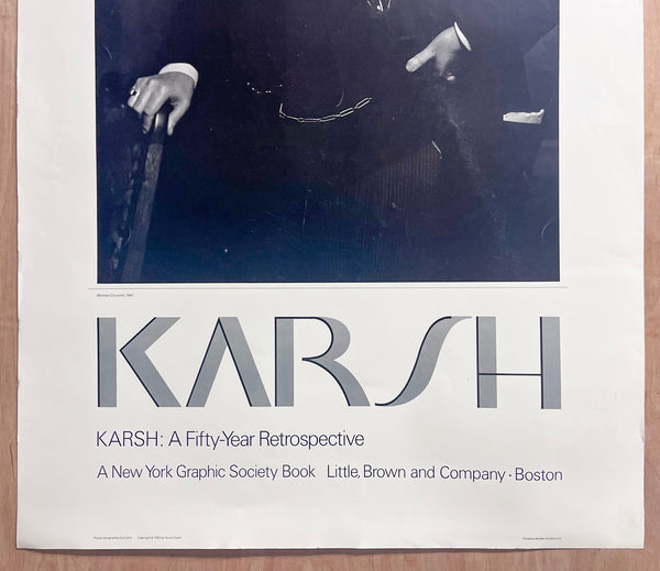 1983 Yousuf Karsh: A Fifty-Year Retrospective Winston Churchill Roaring Lion
